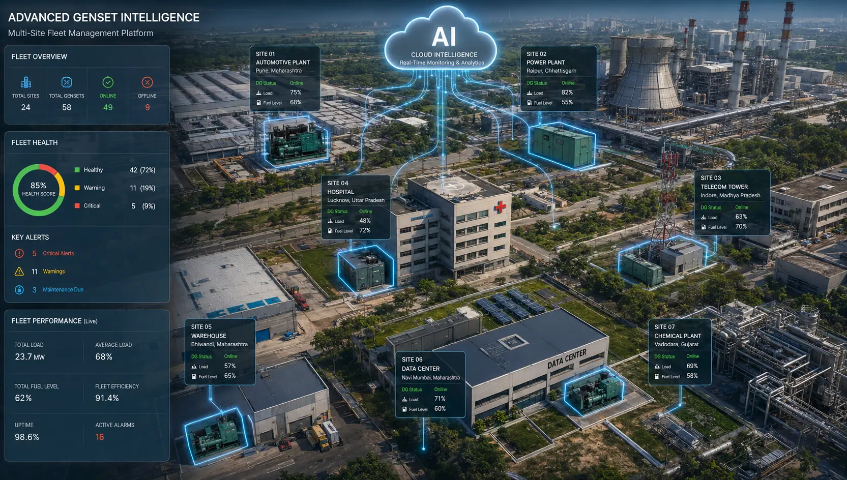 Multi-Site Fleet Management