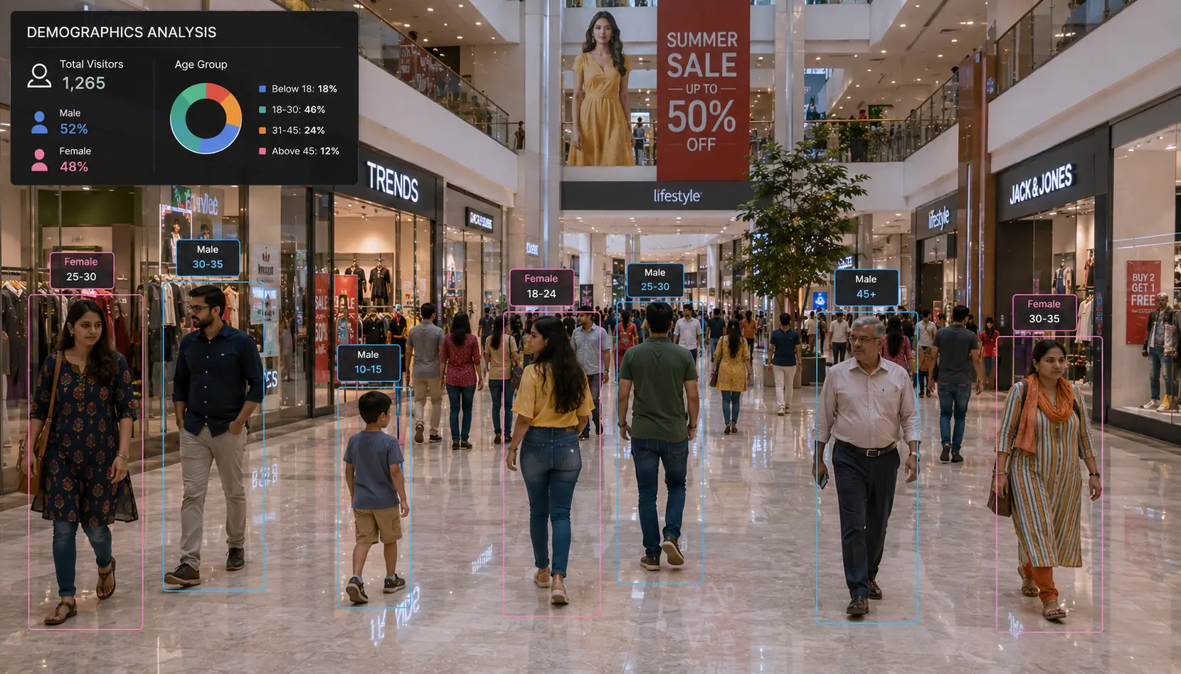 Demographics Analysis - People analytics dashboard preview